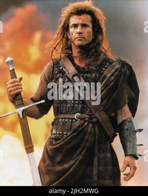 MEL GIBSON, BRAVEHEART, 1995 Stock Photo