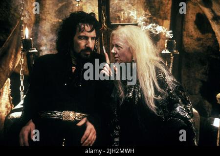 RICKMAN,MCEWAN, ROBIN HOOD: PRINCE OF THIEVES, 1991 Stock Photo