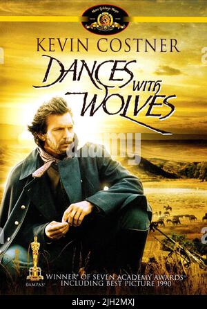 KEVIN COSTNER, DANCES WITH WOLVES, 1990 Stock Photo