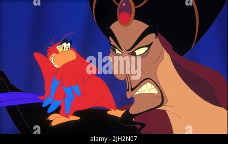 IAGO, JAFAR, ALADDIN, 1992 Stock Photo - Alamy