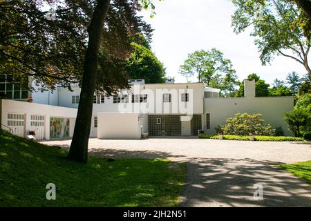 USA, Massachusetts, Lenox, Frelinghuysen-Morris House and Museum, Bauhaus, acchirsture, modernist, opera sporano, Stock Photo