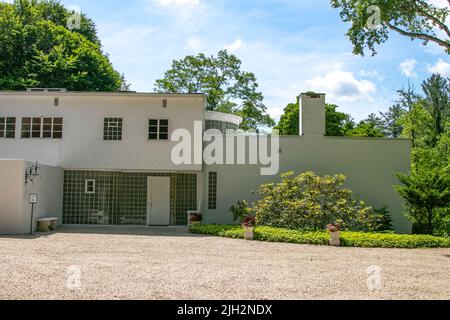 USA, Massachusetts, Lenox, Frelinghuysen-Morris House and Museum, Bauhaus, acchirsture, modernist, opera sporano, Stock Photo