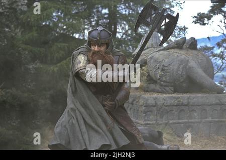 JOHN RHYS-DAVIES, THE LORD OF THE RINGS: THE FELLOWSHIP OF THE RING, 2001 Stock Photo