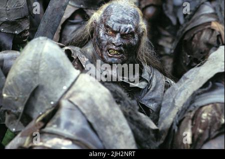 URUK-HAI, THE LORD OF THE RINGS: THE TWO TOWERS, 2002 Stock Photo