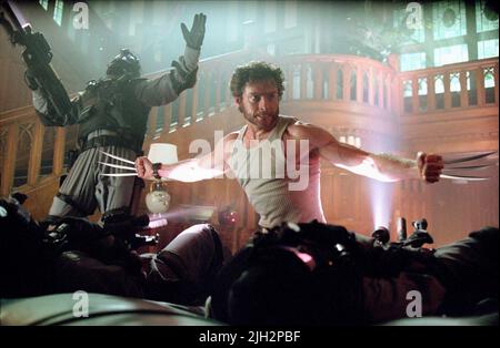 HUGH JACKMAN, X-MEN 2, 2003 Stock Photo