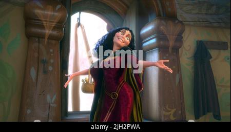 MOTHER GOTHEL, TANGLED , 2010 Stock Photo - Alamy