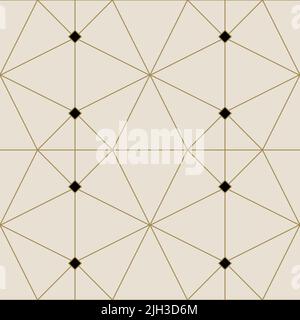 Seamless vector background geometric pattern design. Perfect for fabric textures, wrapping paper art and wallpaper illustration Stock Vector