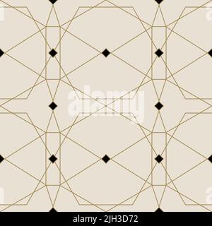 Seamless vector background geometric pattern design. Perfect for fabric textures, wrapping paper art and wallpaper illustration Stock Vector