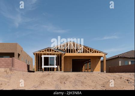 New home under construction  Stock Photo