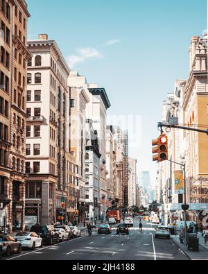 New York City Street Scene Stock Photo