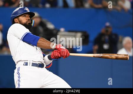 Toronto, Canada. 14th July, 2022. Toronto Blue Jays catcher Danny