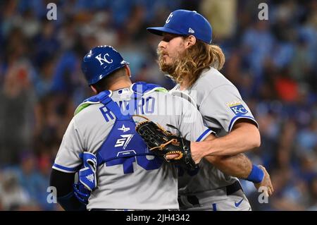 Toronto, Canada. 14th July, 2022. Toronto Blue Jays catcher Danny