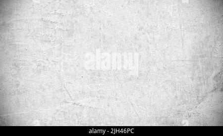 Vignette, smooth  blank cement or concrete wall as texture or background Stock Photo