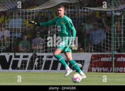 Exit, Germany. 14th July, 2022. firo : July 14th, 2022, football, 1st  Bundesliga, season 2022/2023, SC Verl - BVB, Borussia Dortmund Marco REUS,  BVB, single action Credit: dpa/Alamy Live News Stock Photo - Alamy