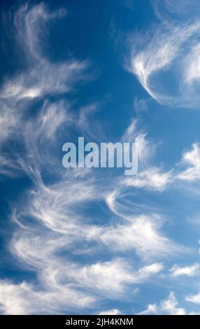 Cirrus clouds Stock Photo