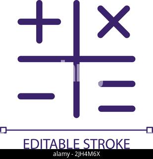 Calculation pixel perfect RGB color ui icon Stock Vector
