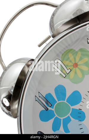 alarm clock isolated on a white background Stock Photo