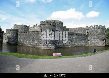 Beaumaris Castle, Anglesey / Ynys Mon, Wales Stock Photo