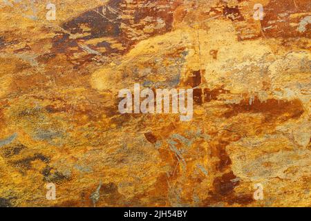 Grunge rusty orange brown metal steel stone background Stock Photo