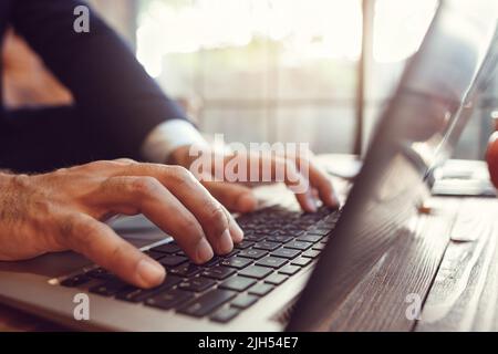 Work with opened laptop and pc using Stock Photo