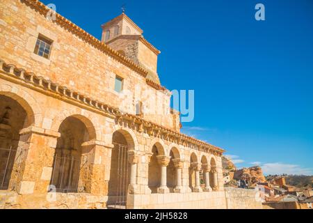 Nuestra Señora del Rivero church. San Esteban de Gormaz, Soria province ...