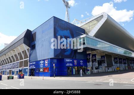 Ipswich, Suffolk, UK - 15 July 2022: Ipswich Town FC ground at Portman Road. Stock Photo