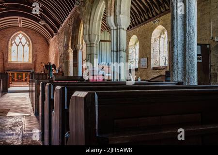 Wendron: St Wendrona Parish Church, Cornwall Stock Photo