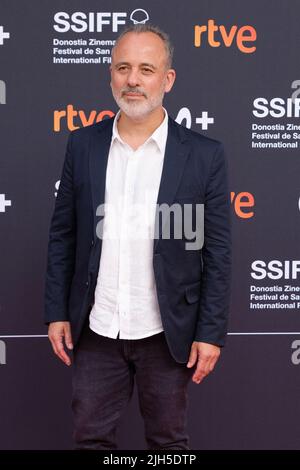 Madrid, Spain. 15th July, 2022. Javier Gutierrez attends San Sebastian Film Festival 2022 presentation at Academia de Cine in Madrid. Credit: SOPA Images Limited/Alamy Live News Stock Photo