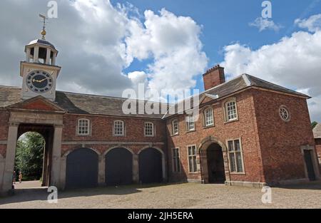 Dunham Massey, NT hall and gardens, Dunham town, Bowden, Altrincham, Cheshire, England, UK,  WA14 4SJ Stock Photo