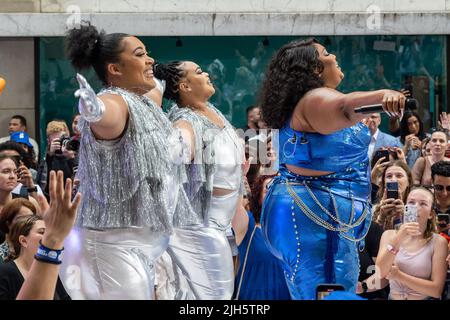 Lizzo performs on NBC The Today Show at Rockefeller Center in New