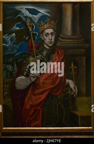 Saint Louis IX, King of France by El Greco Wall Art, Canvas Prints, Framed  Prints, Wall Peels
