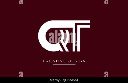 QT, TQ, T or Q Alphabet Letters Abstract Icon Logo Stock Vector