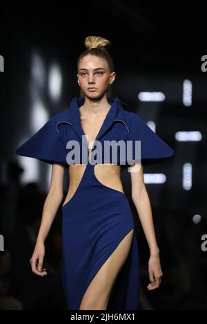 Rome, Italy. 15th July, 2022. Accademia del lusso presenting his summer spring 2023 collections at AltaRoma. (Photo by Paolo Pizzi/Pacific Press) Credit: Pacific Press Media Production Corp./Alamy Live News Stock Photo