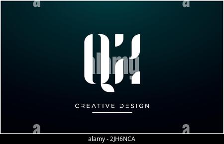QZ or ZQ Alphabet Letters Icon Logo Monogram Vector Stock Vector