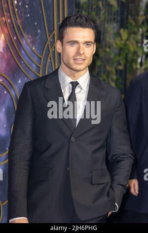 Cast and guests attend the UK Gala Screening of Eternals at BFI IMAX Featuring: Richard Madden Where: London, United Kingdom When: 27 Oct 2021 Credit: Phil Lewis/WENN Stock Photo