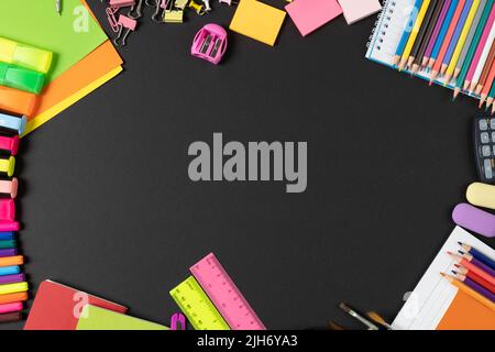 Scissors, and other office, desk, or school equipment Stock Photo - Alamy