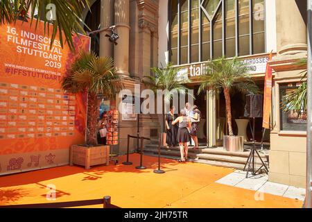 At the Indian Film Festival, Stuttgart screening venue. Stock Photo