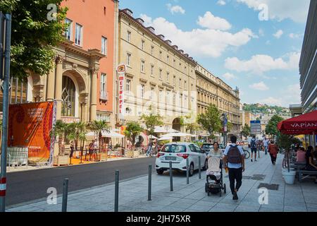 At the Indian Film Festival, Stuttgart screening venue. Stock Photo