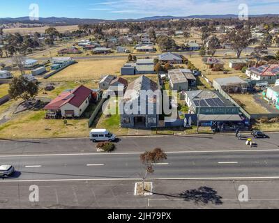 Aerial view of Deepwater, New South Wales Stock Photo - Alamy