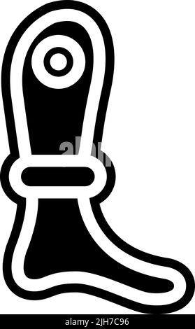 Artificial intelligence implant icon Stock Vector