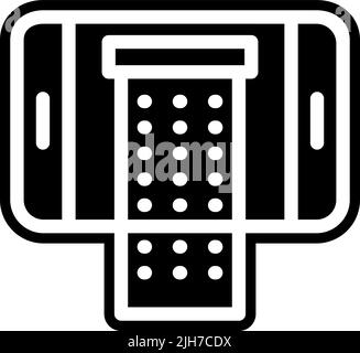 Artificial intelligence phone icon Stock Vector