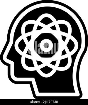 Artificial intelligence think icon Stock Vector