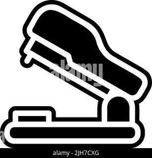 Back to school stapler icon Stock Vector