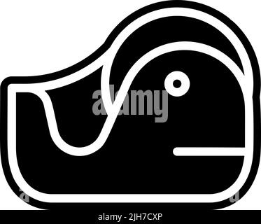 Back to school adhesive tape icon Stock Vector