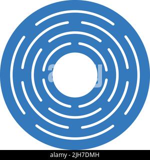 Black, hole, space, wormhole icon - Vector EPS file. Perfect use for print media, web, stock images, commercial use or any kind of design project. Stock Vector