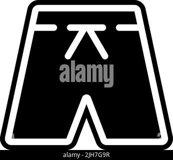 Clothes shorts icon Stock Vector