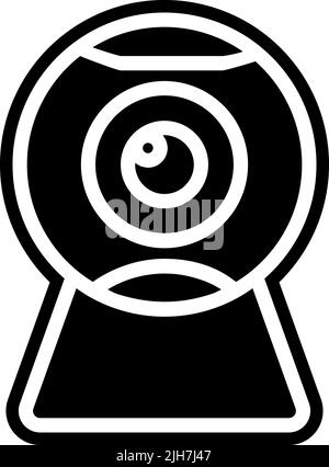 Hardware webcam icon Stock Vector