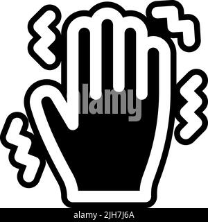 Health parkinson icon Stock Vector