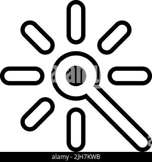 Multimedia editor magic tool icon Stock Vector