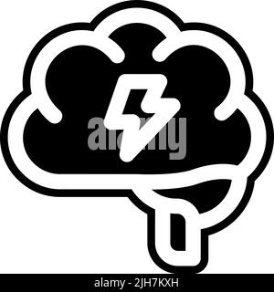 Neuromarketing creative icon Stock Vector